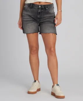 Vintage Mid Rise Cut Off Shorts | Wolcott Black Stone