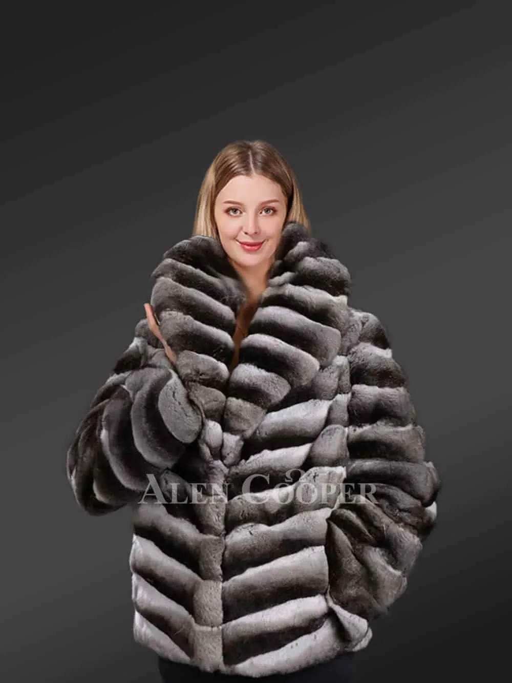 Women Chinchilla Coat