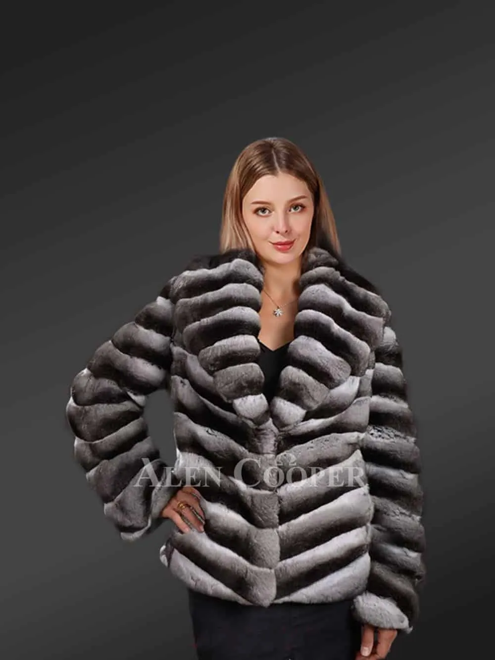 Women Chinchilla Coat