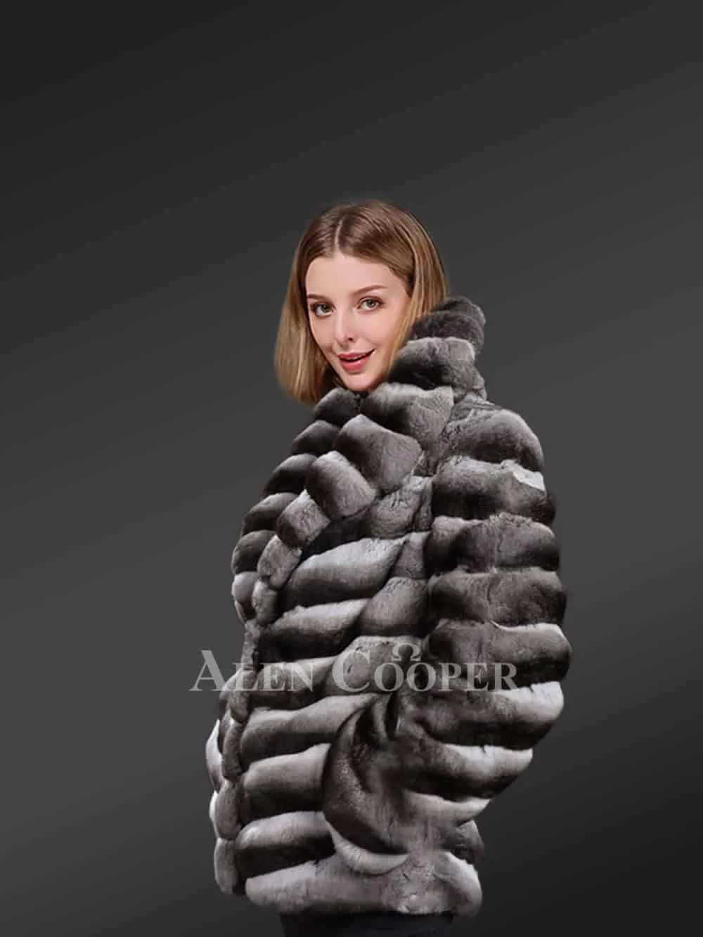 Women Chinchilla Coat