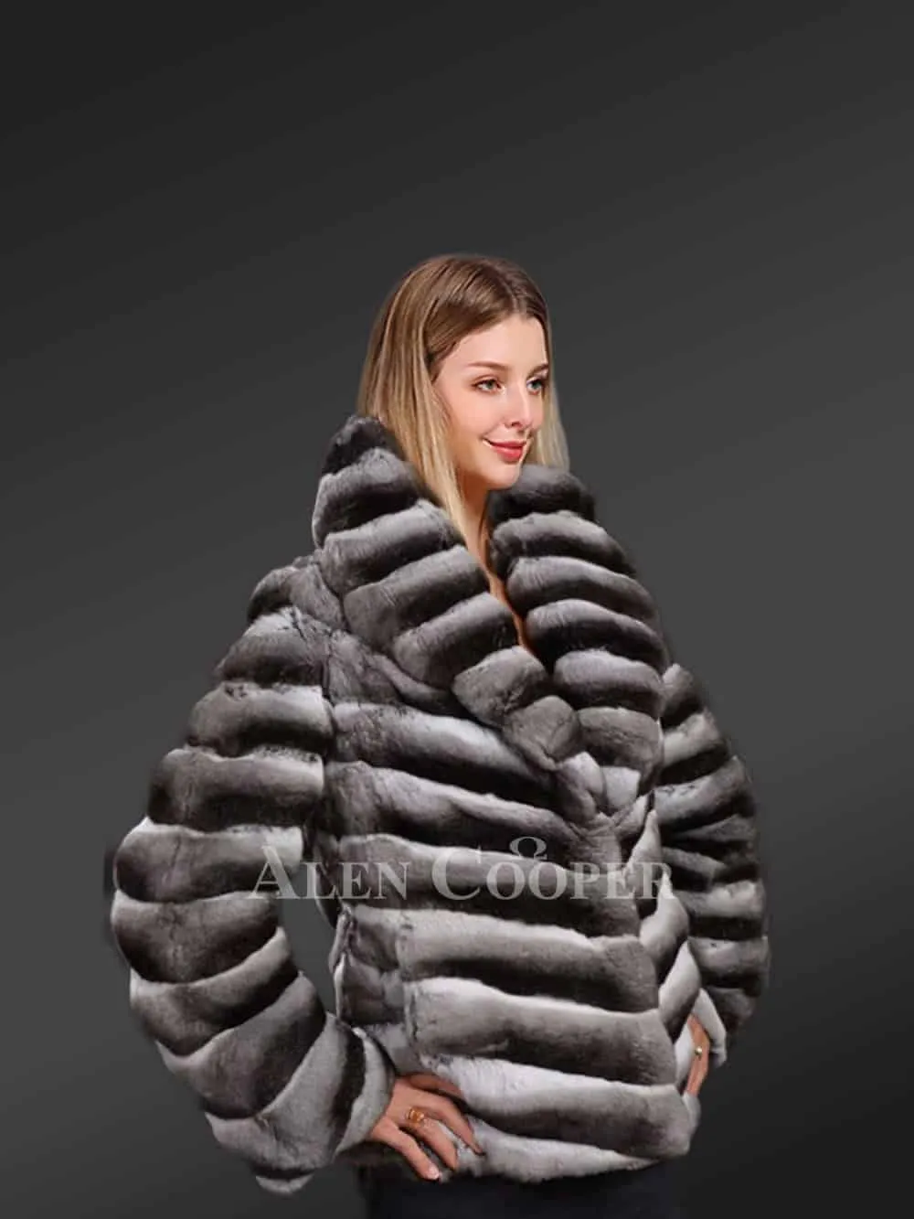 Women Chinchilla Coat