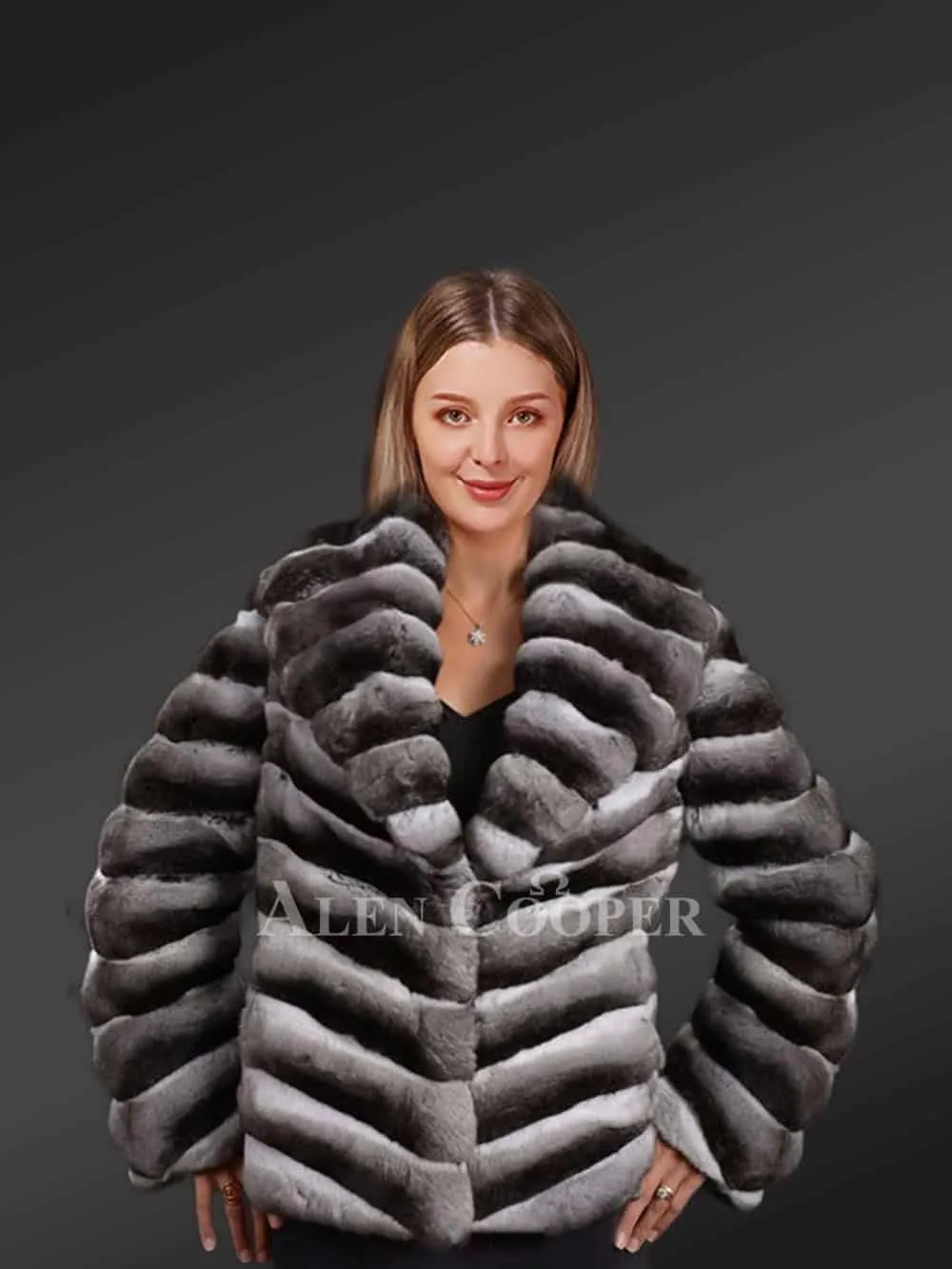 Women Chinchilla Coat