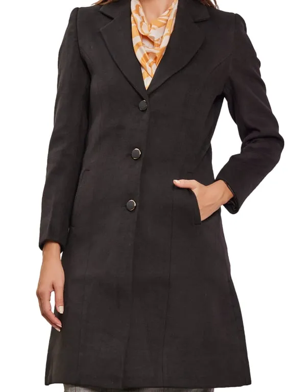 Women Coat Black Color