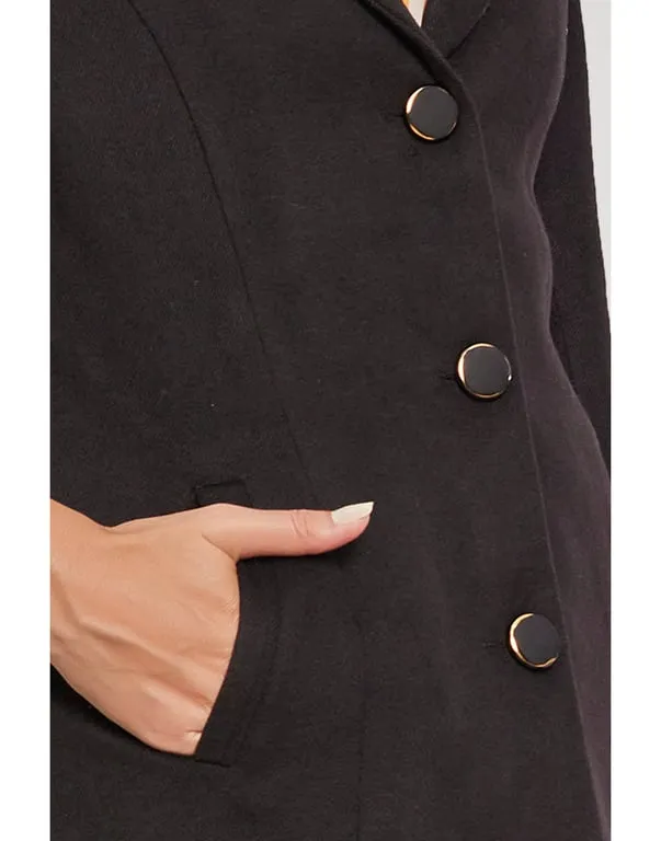 Women Coat Black Color