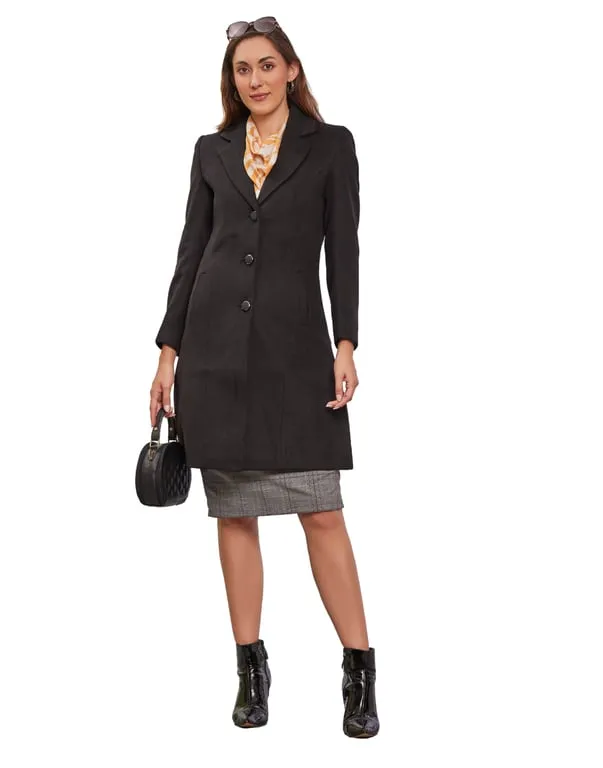 Women Coat Black Color