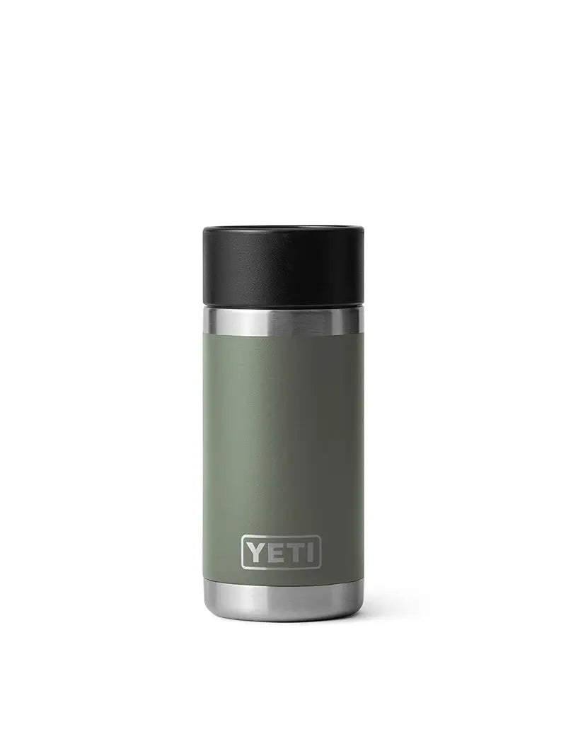 Yeti Rambler 12oz Bottle with HotShot Cap Camp Green