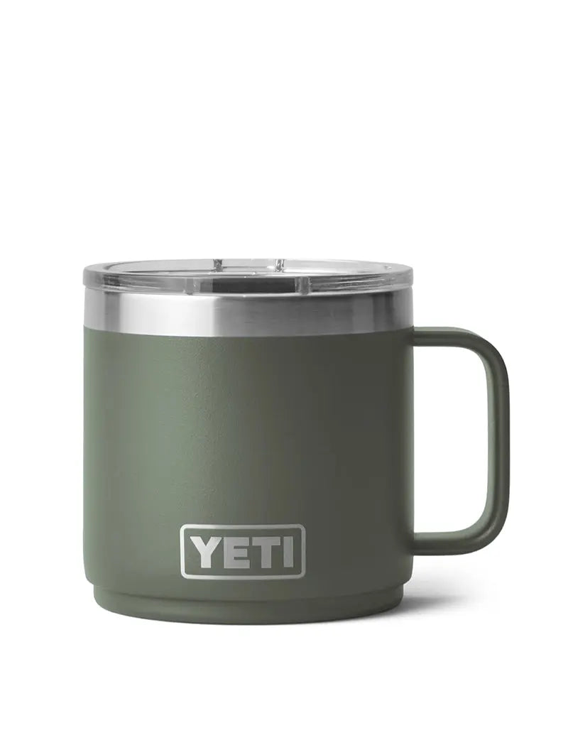 YETI Rambler 14oz Stackable Mug Camp Green