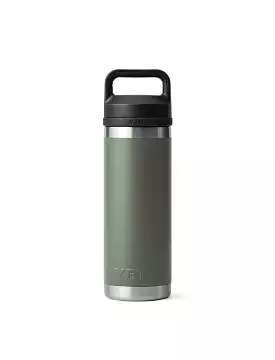 Yeti Rambler 18oz Bottle Chug Camp Green