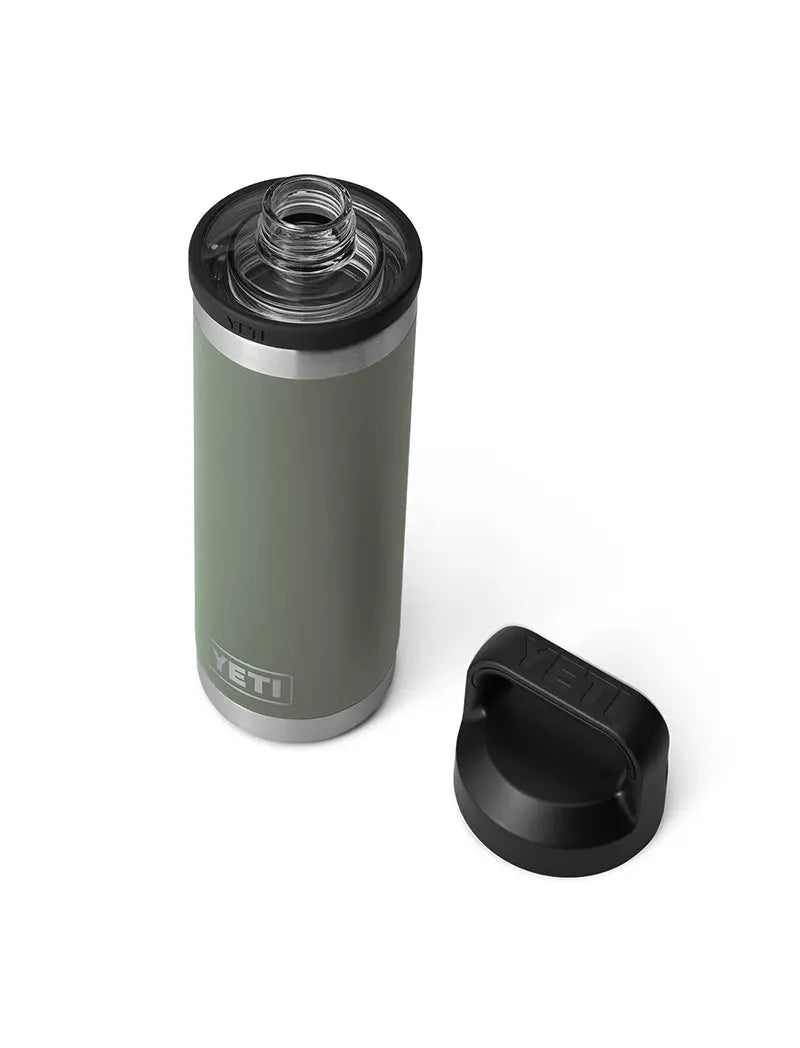 Yeti Rambler 18oz Bottle Chug Camp Green