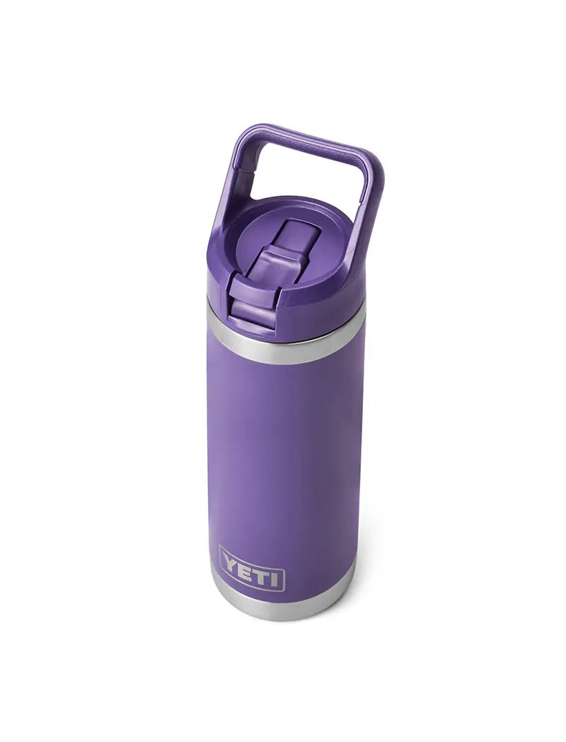 YETI Rambler 18oz Bottle w/ Straw Cap Peak Purple